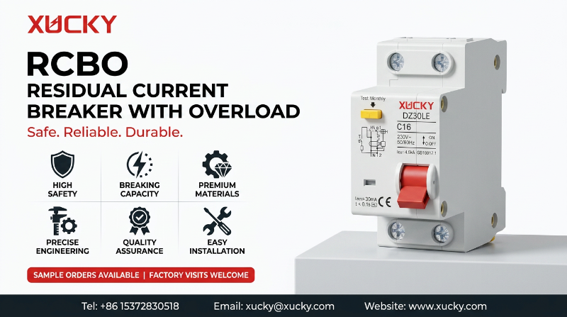 XUCKY жаңы DZ30LE RCBO сериясы менен компакттык коопсуздукту кайра аныктайт